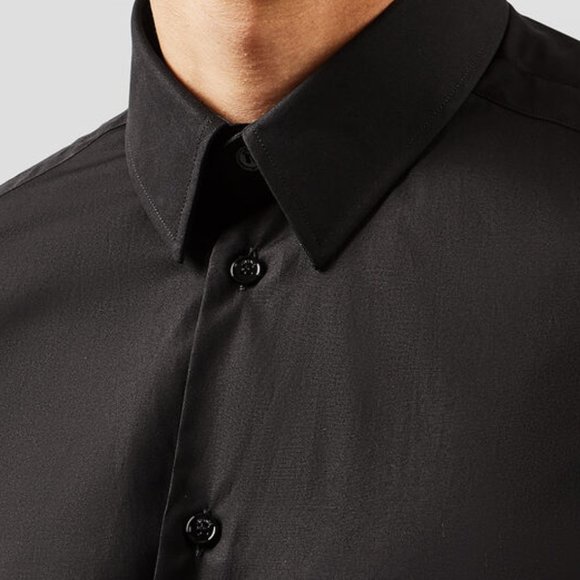 NWT Versace Cotton Shirt for Men Black - Picture 4 of 5